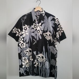 CABALI Tropica Print Button-up Shirt Men's Medium
